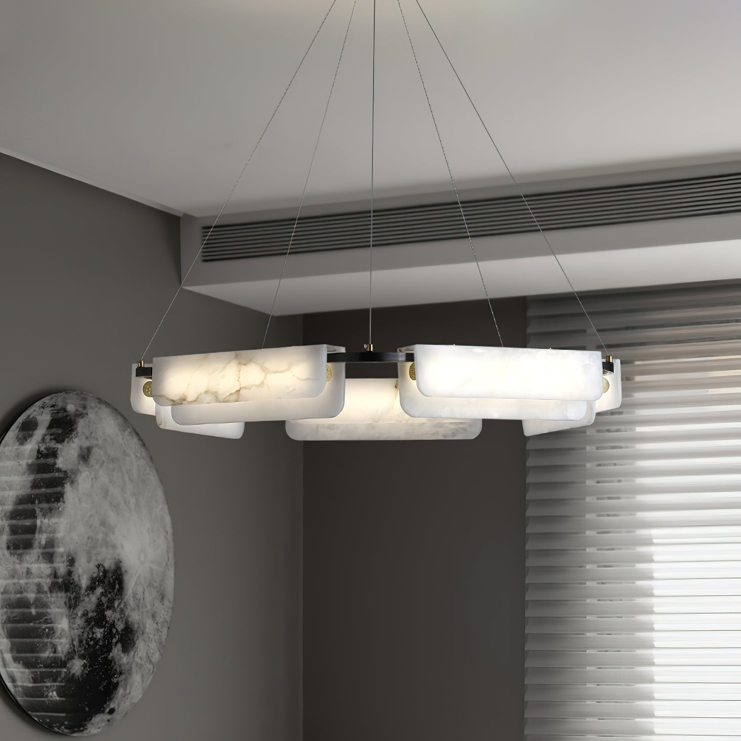 デリア アラバスター シャンデリア