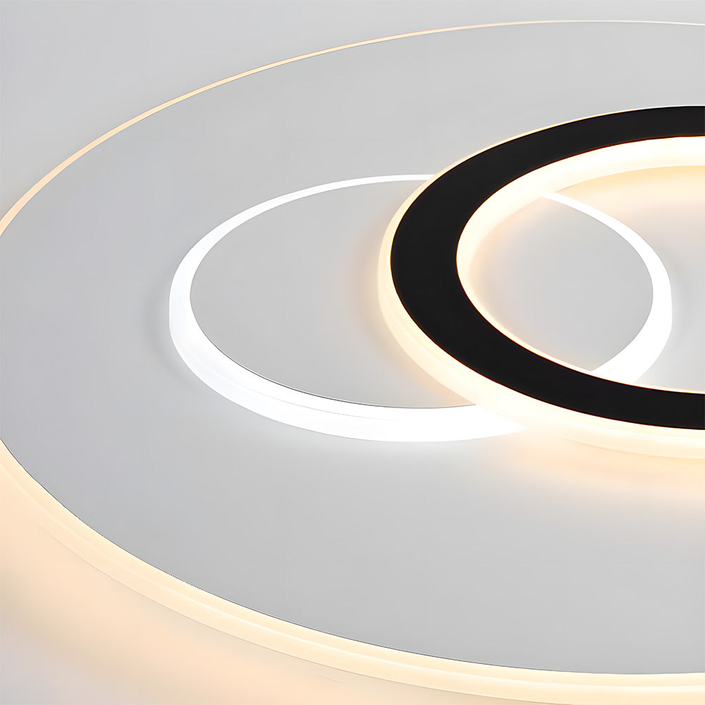 ミニマリストな超薄型メタルリビングルームLEDシーリングライト