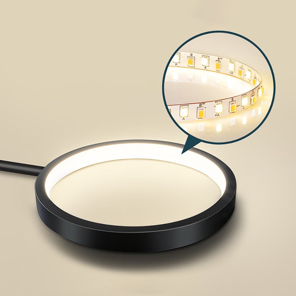 モダンリングLEDリビングルームシーリングライト