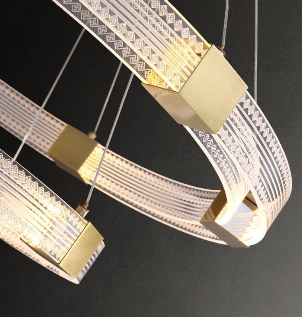 パラレルリングLEDシャンデリア