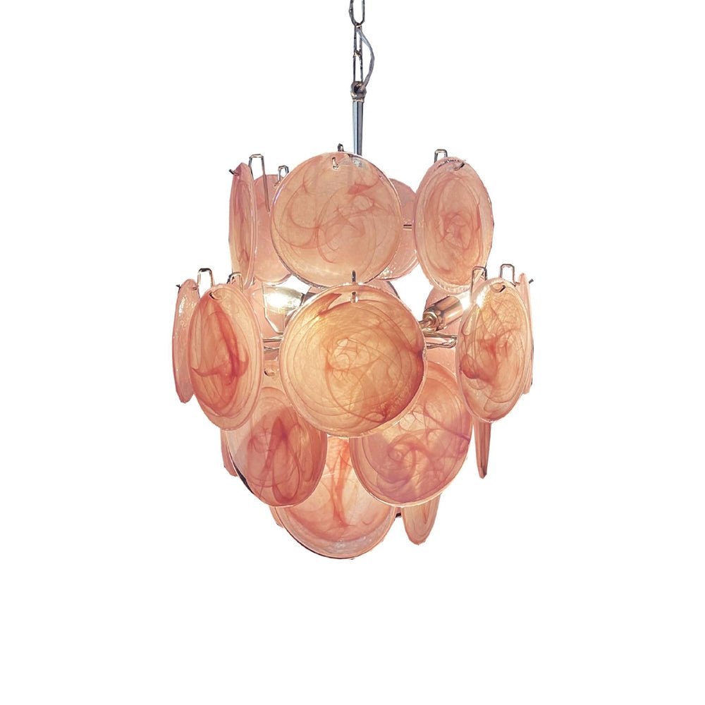 Loire Valley Glass Chandelier