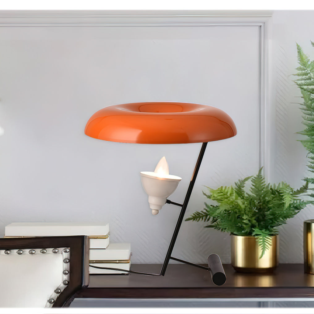 オレンジドーナツテーブルランプ