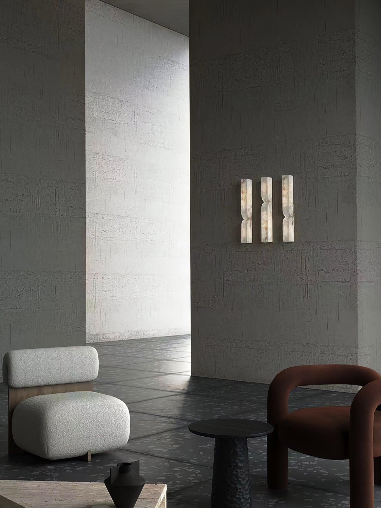 アラバスター エッセンスの壁取り付け用燭台