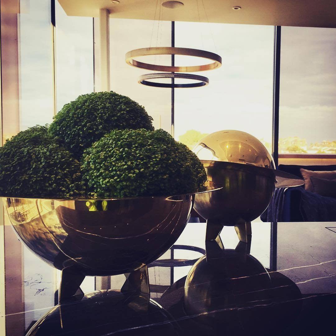 リングアート階段シャンデリア