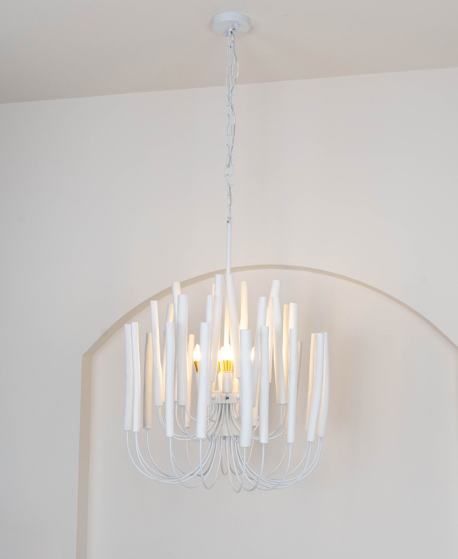 Sparse Wooden stick Chandelier