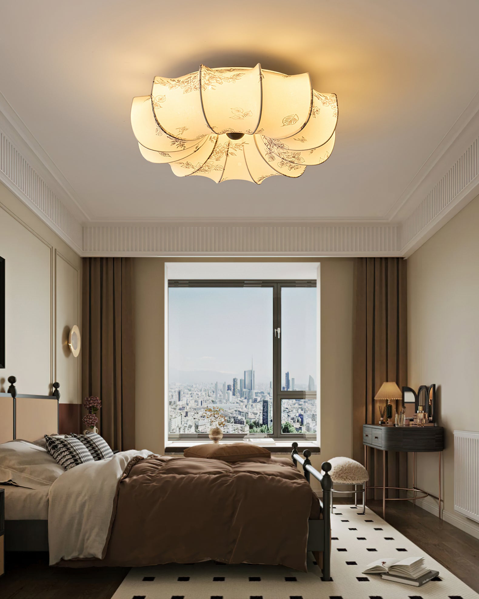 リッタ ファブリック シーリング ランプ