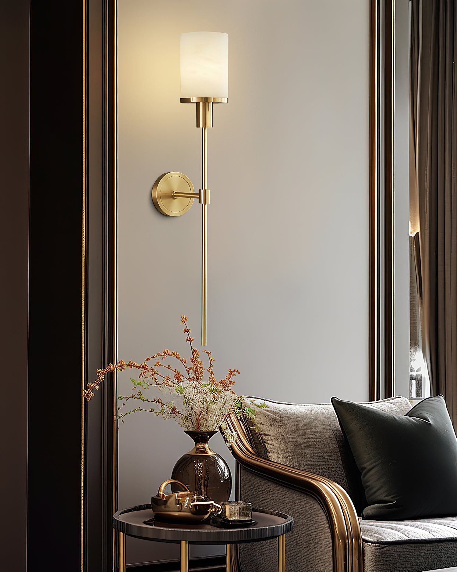 Abażurowy Wall Lamp