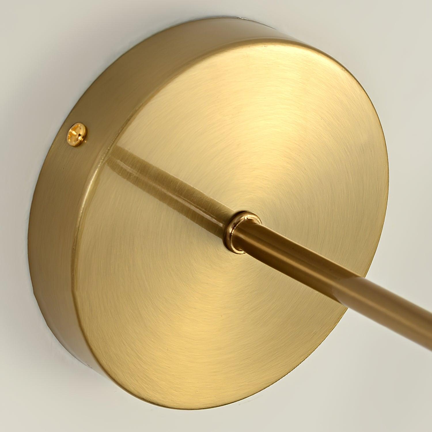 プリーツウォールナットウォールライト