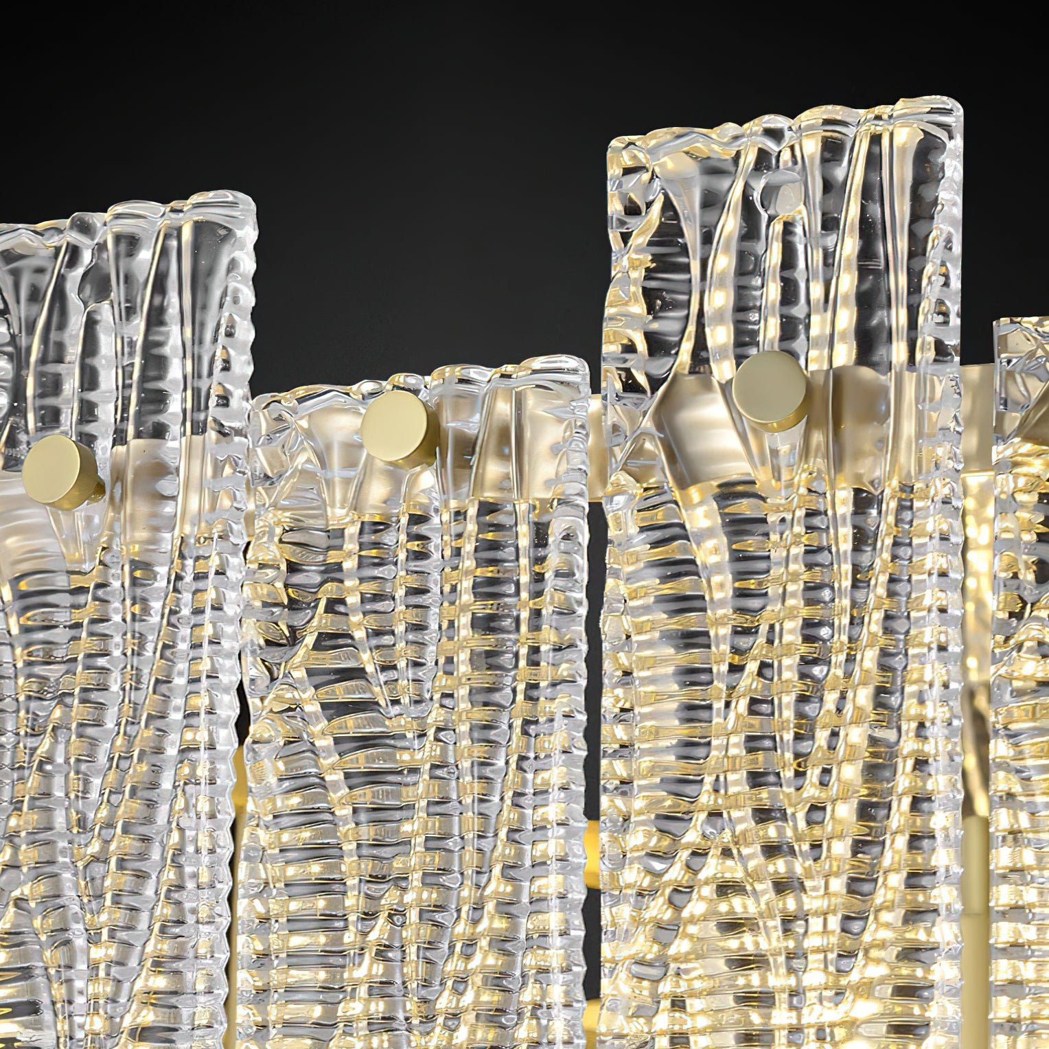 散乱ガラスの天井ランプ