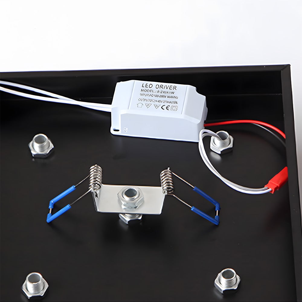 モダンなスクエアアクリルLED廊下天井ライト