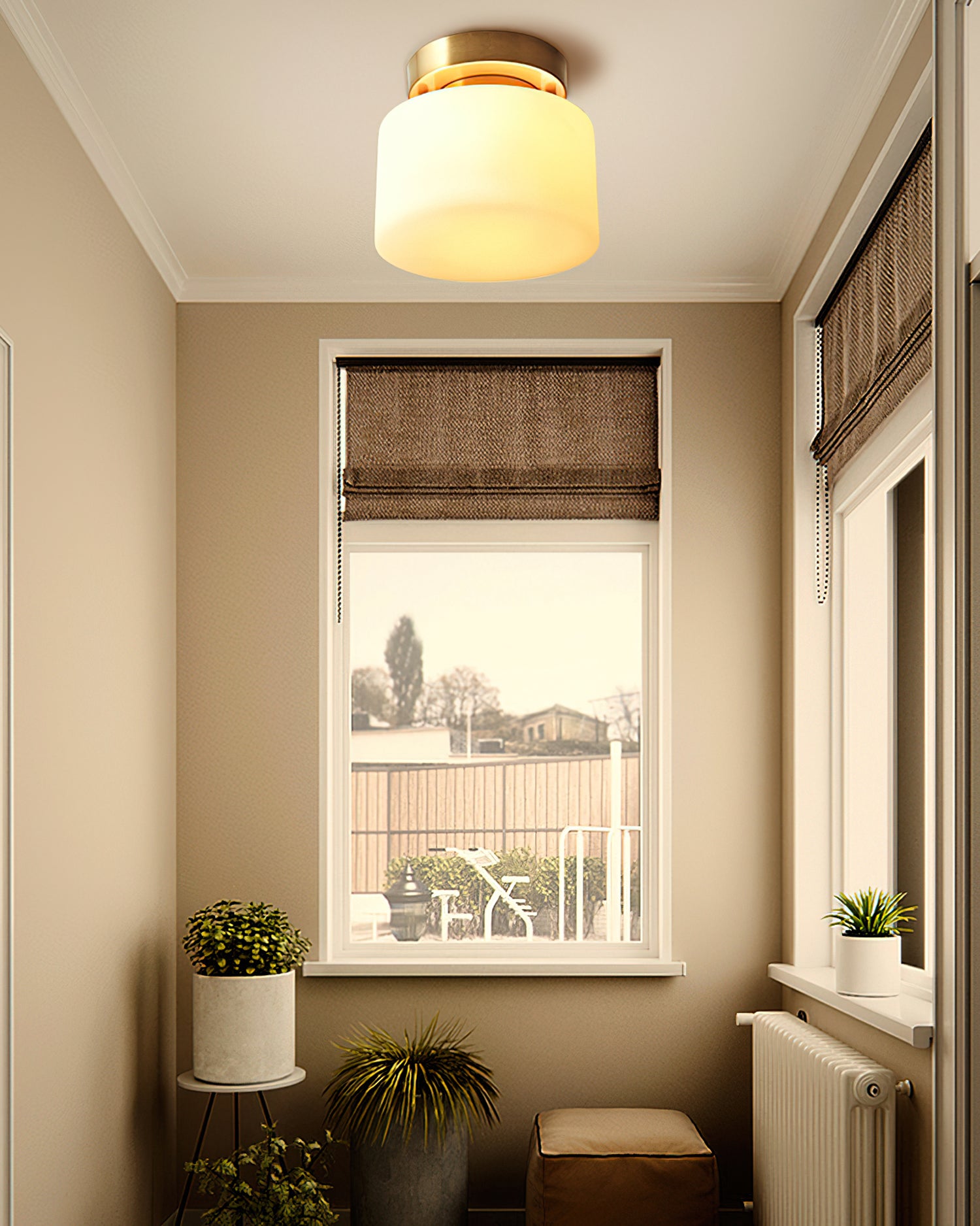 Tatum Glass Ceiling Light