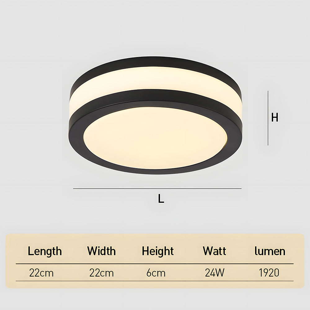 リビングルーム用のモダンなフラッシュシーリングライト