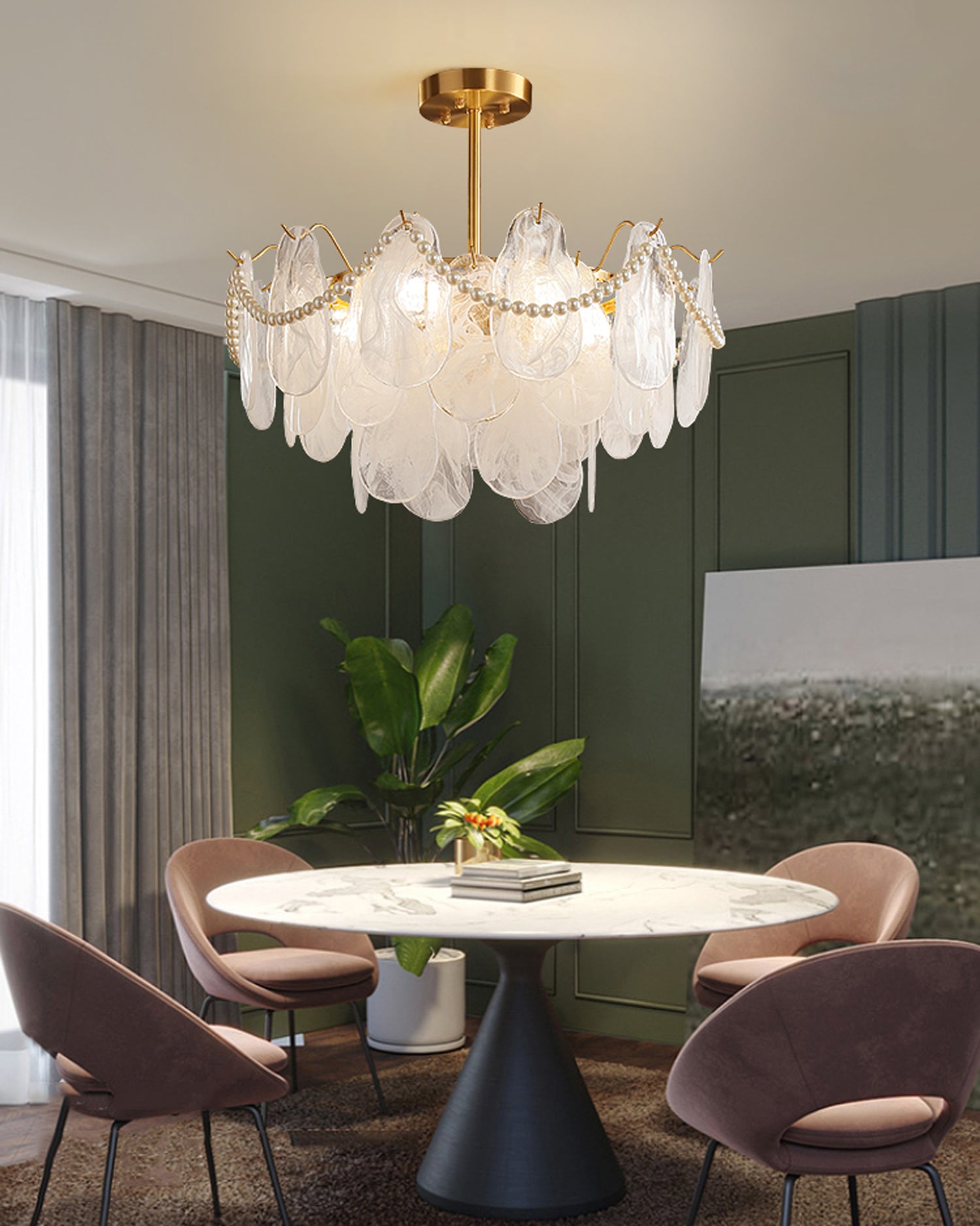 Oukaning Pearl Chandelier