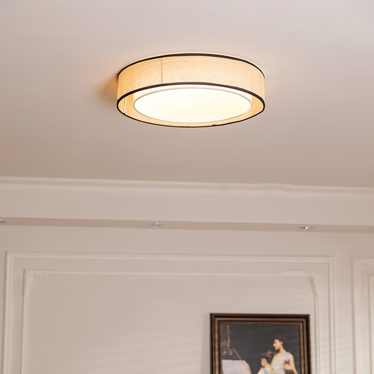 ドラムロールシーリングランプ