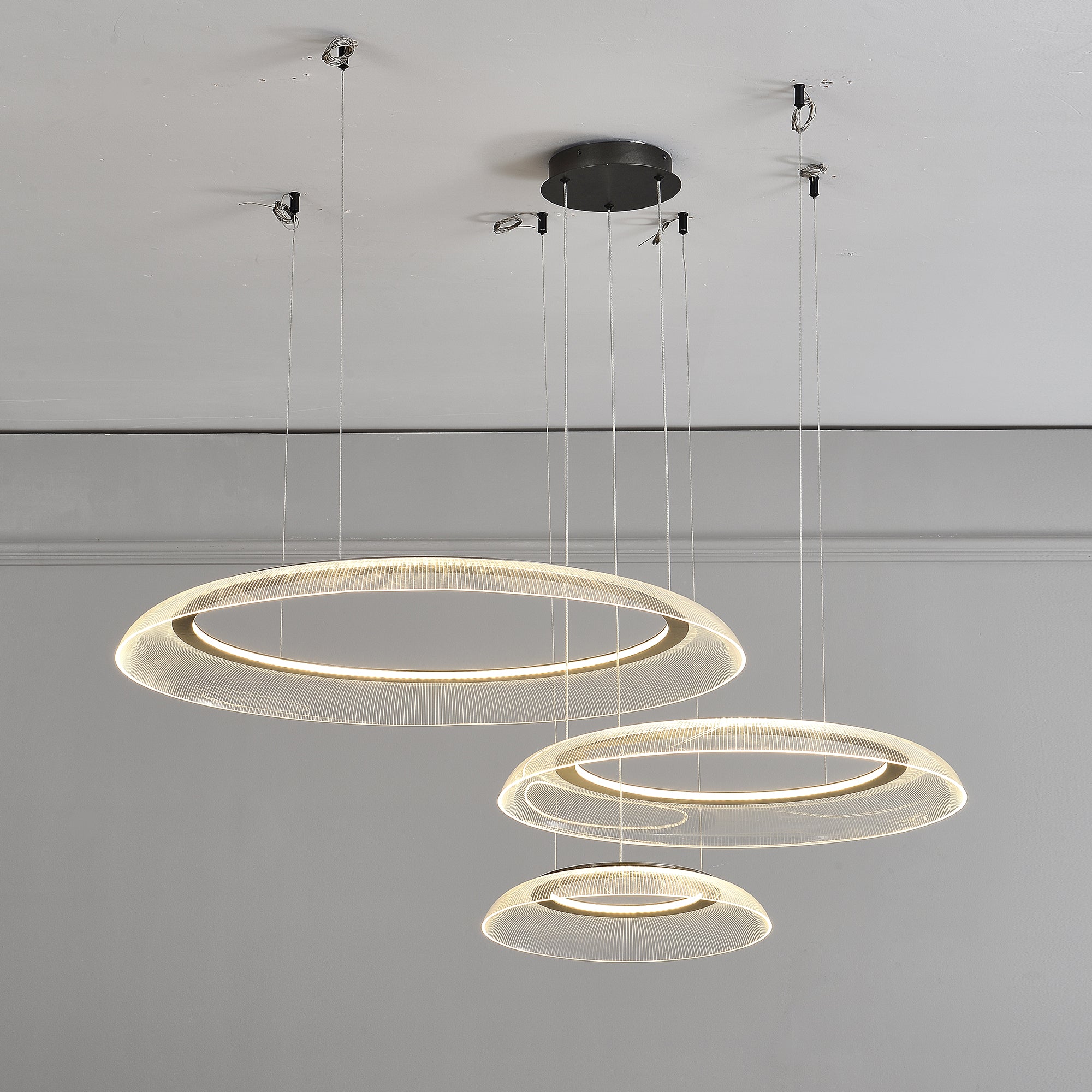 Graduated Circle Chandelier