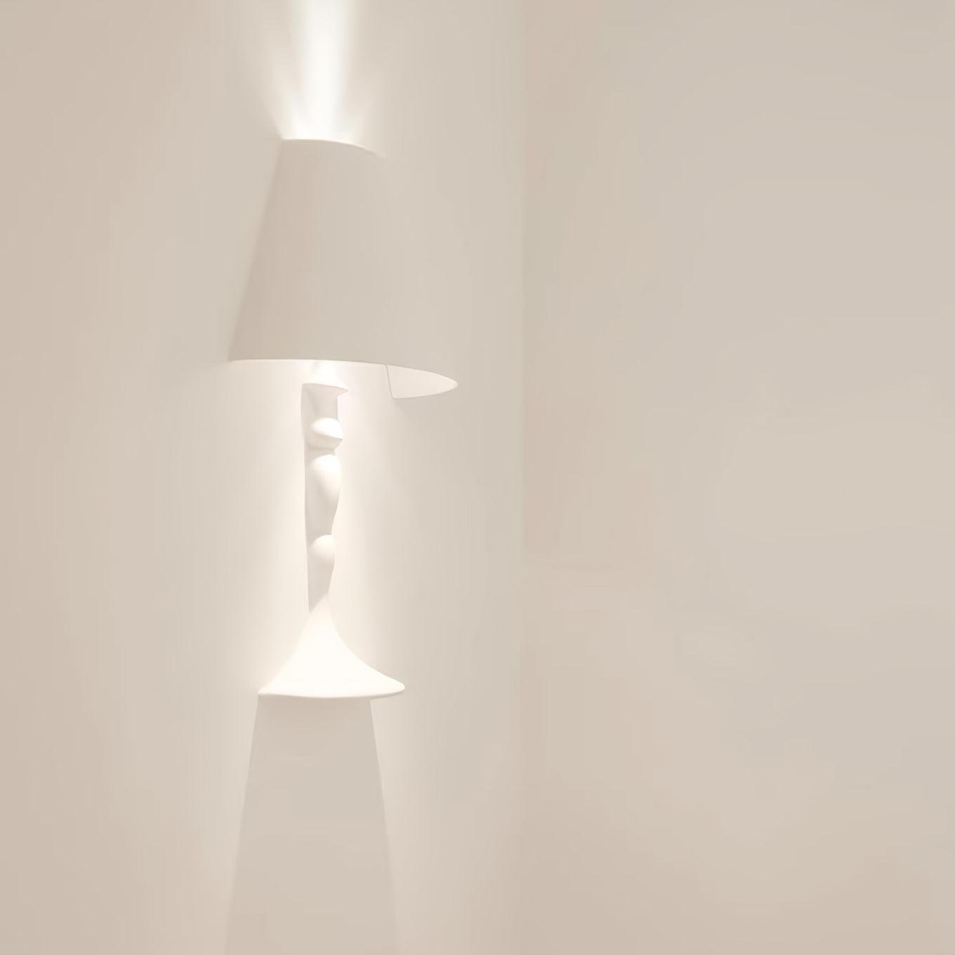 石膏絵ウォールランプ