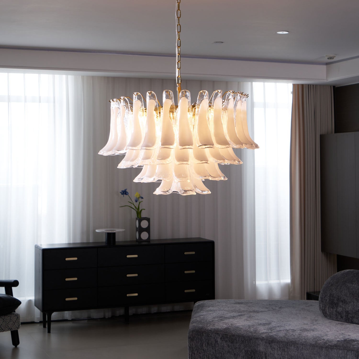 Fiora Glass Chandelier