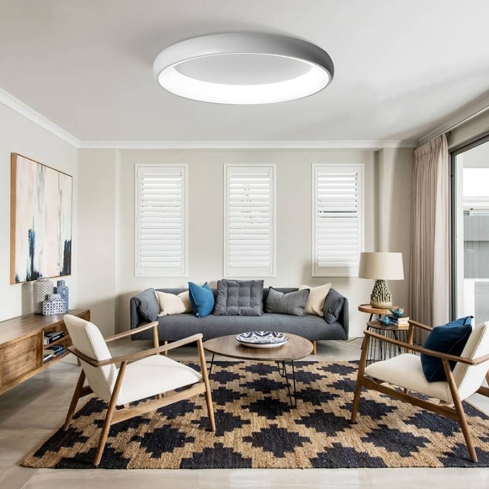 天井に近接するモダンなLEDフラッシュシーリングライト