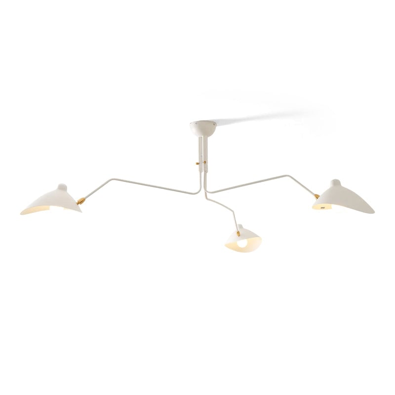 Horizontal Serge Mouille Ceiling Lamp A