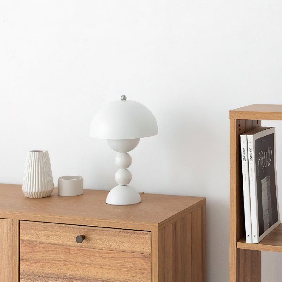 フラワーバッドポータブルテーブルランプ