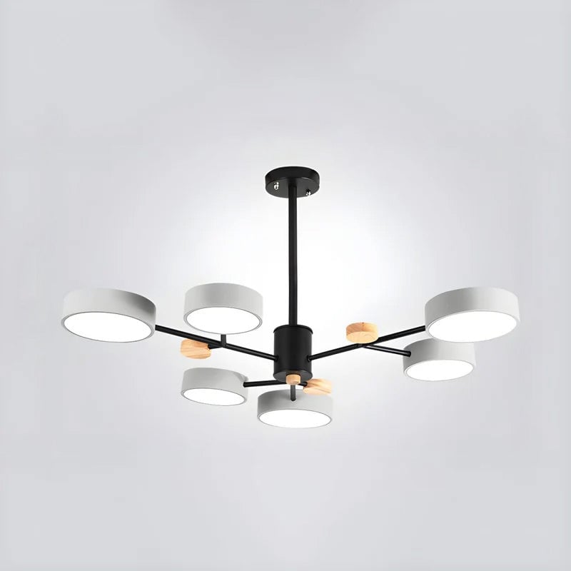 リビングルームに最適なモダンなアクリル製LED吊り下げライト