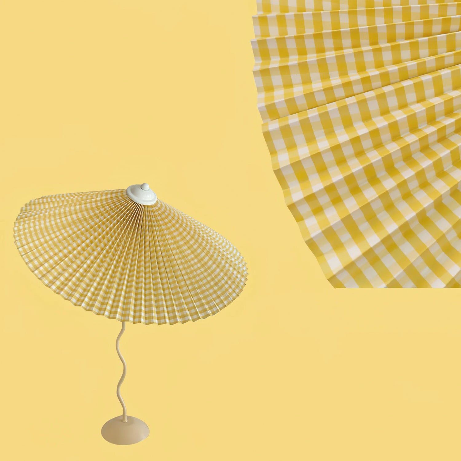 プリーツハットテーブルランプ