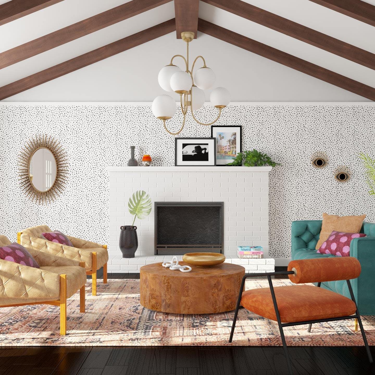 グースネックシャンデリア