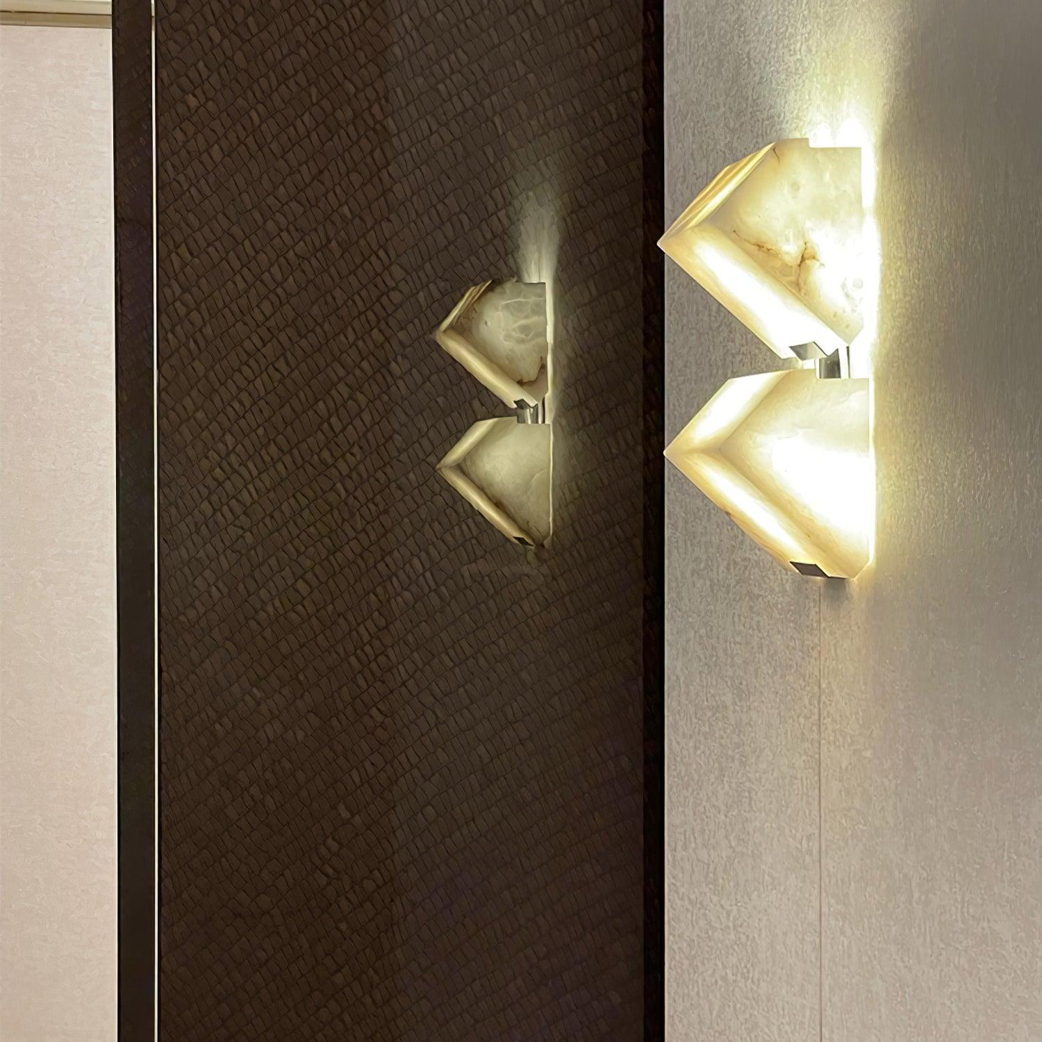 アラバスター階段ウォールランプ