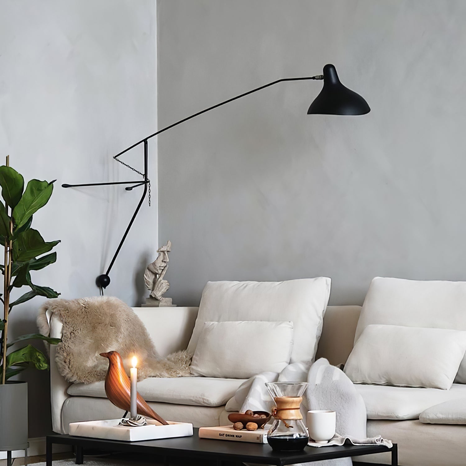 マンティスアームウォールランプ