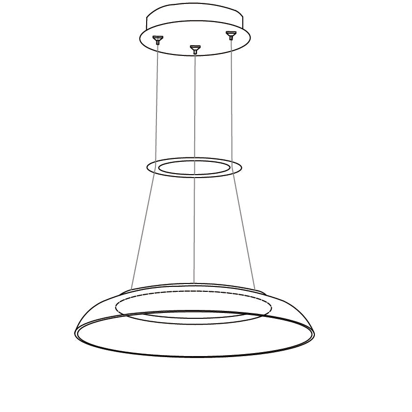 Graduated Circle Chandelier