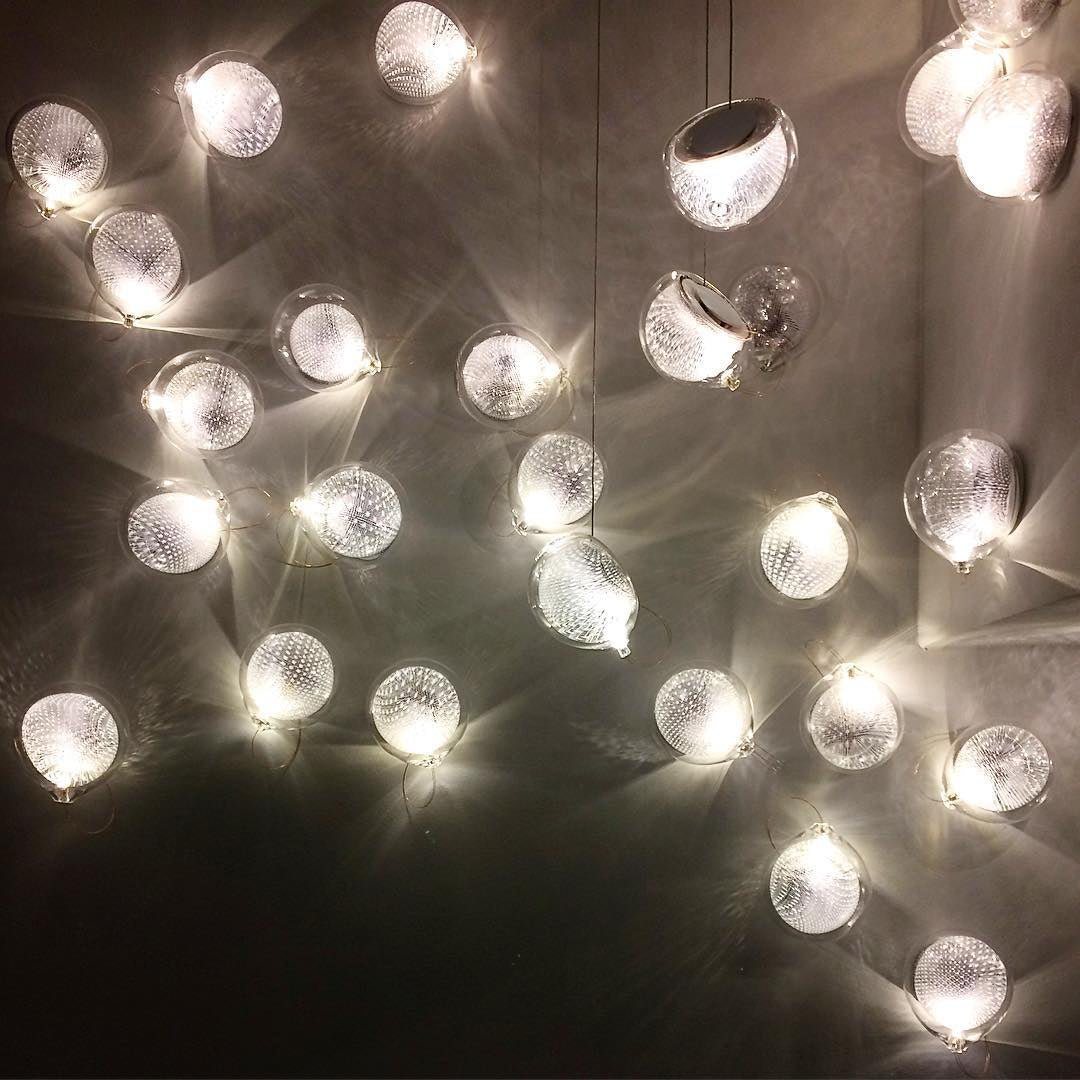 White-Clear Glass Wall Lamp
