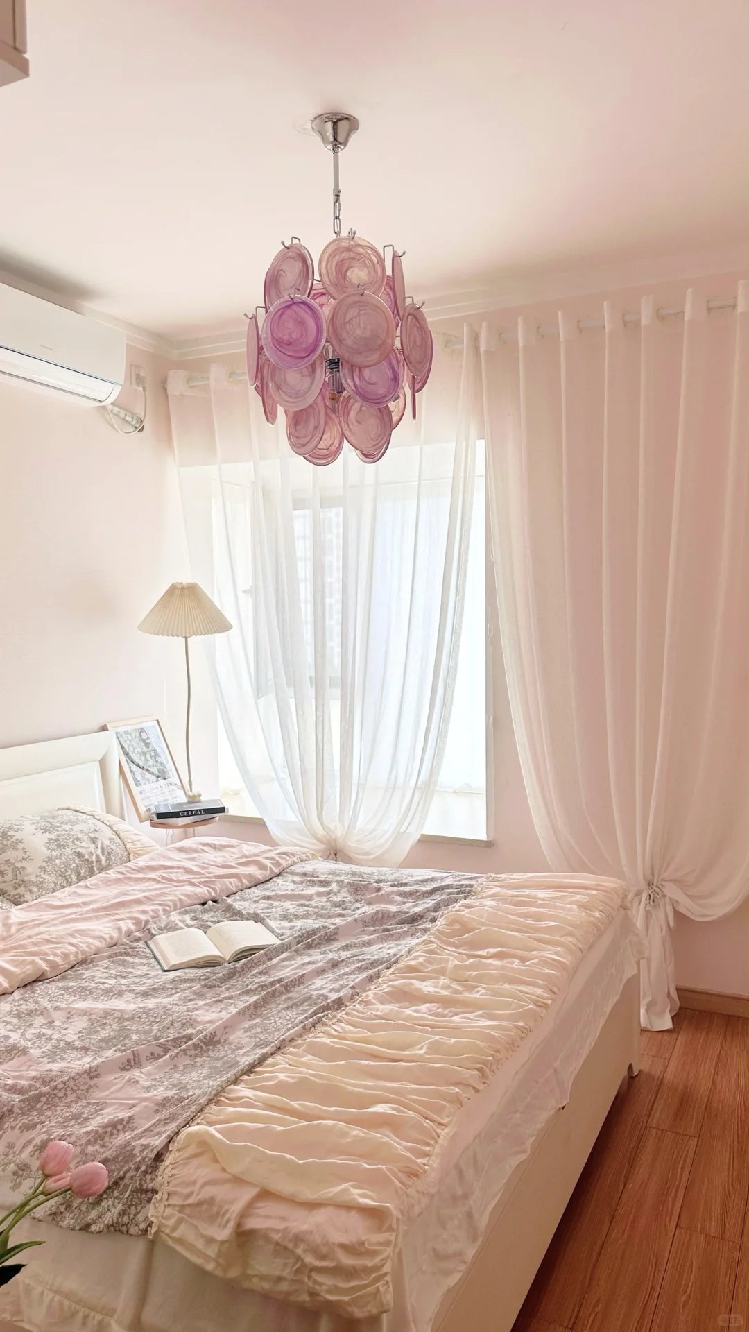 Loire Valley Glass Chandelier