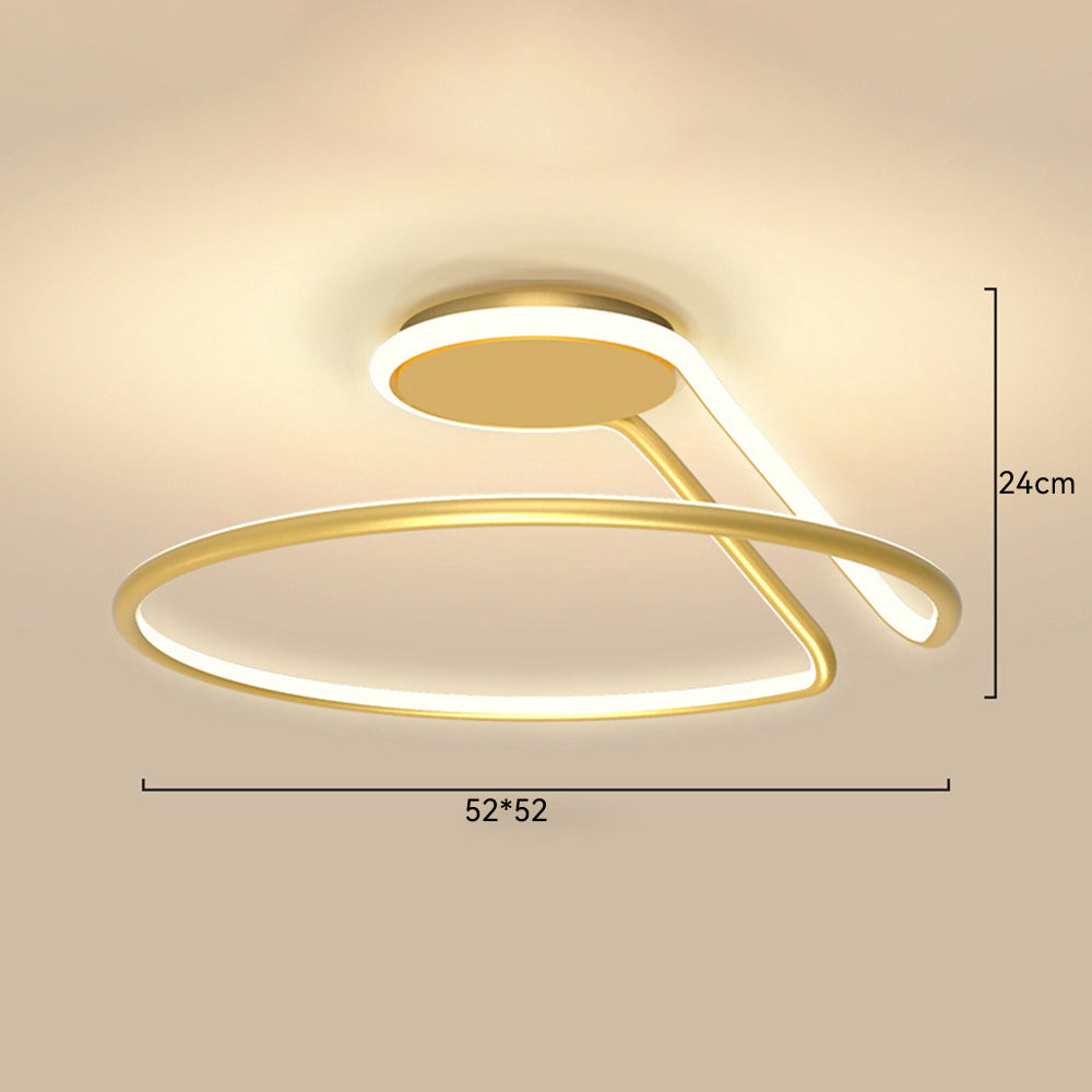 モダンなアクリル製調光LED寝室用シーリングライト
