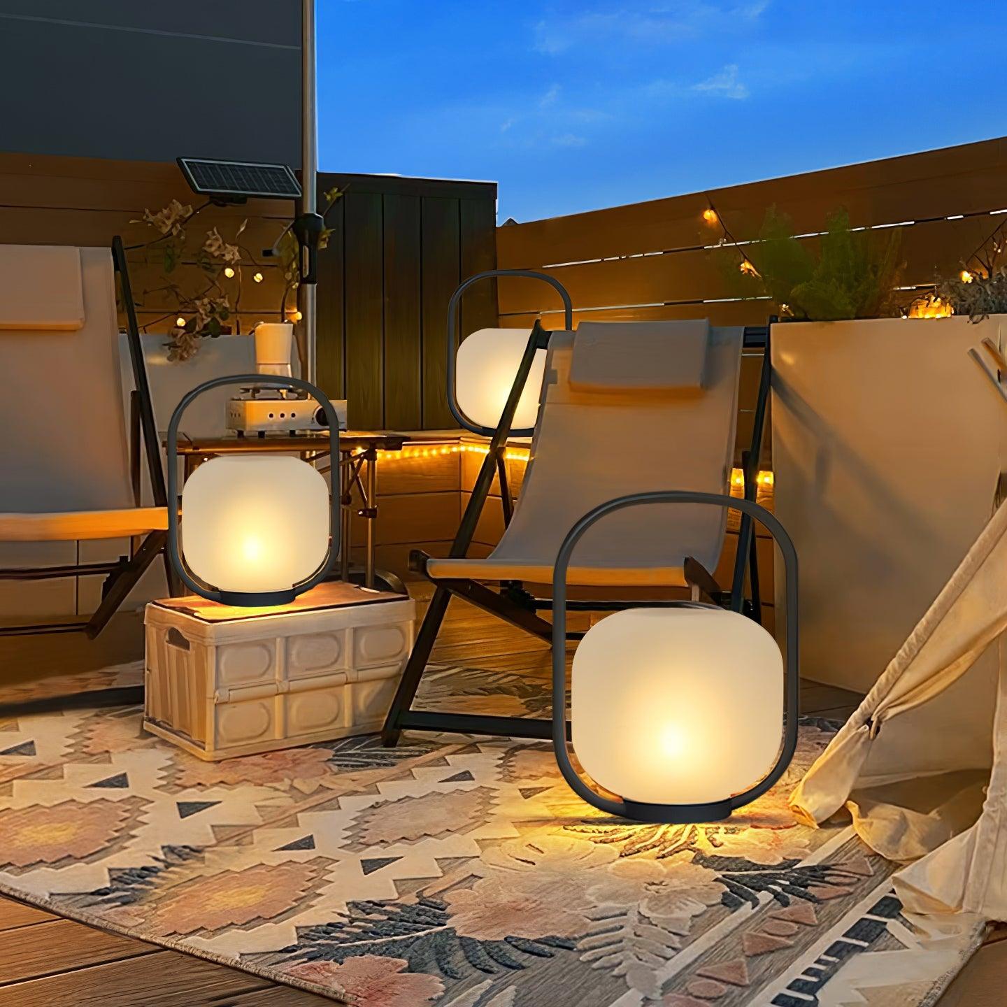 ポータブルランタン屋外テーブルランプ