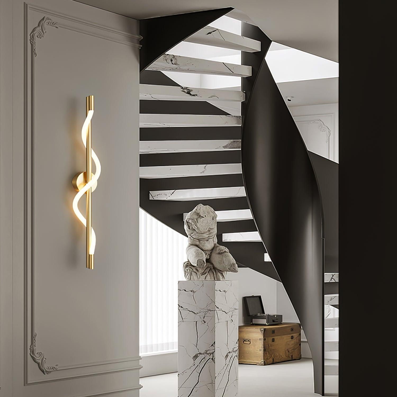 柔軟な直線曲線ウォールランプ