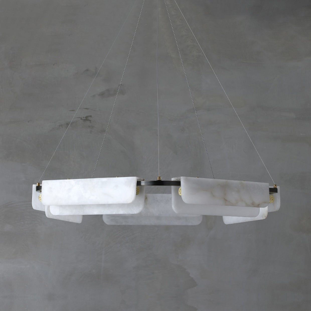 Delia Alabaster Chandelier