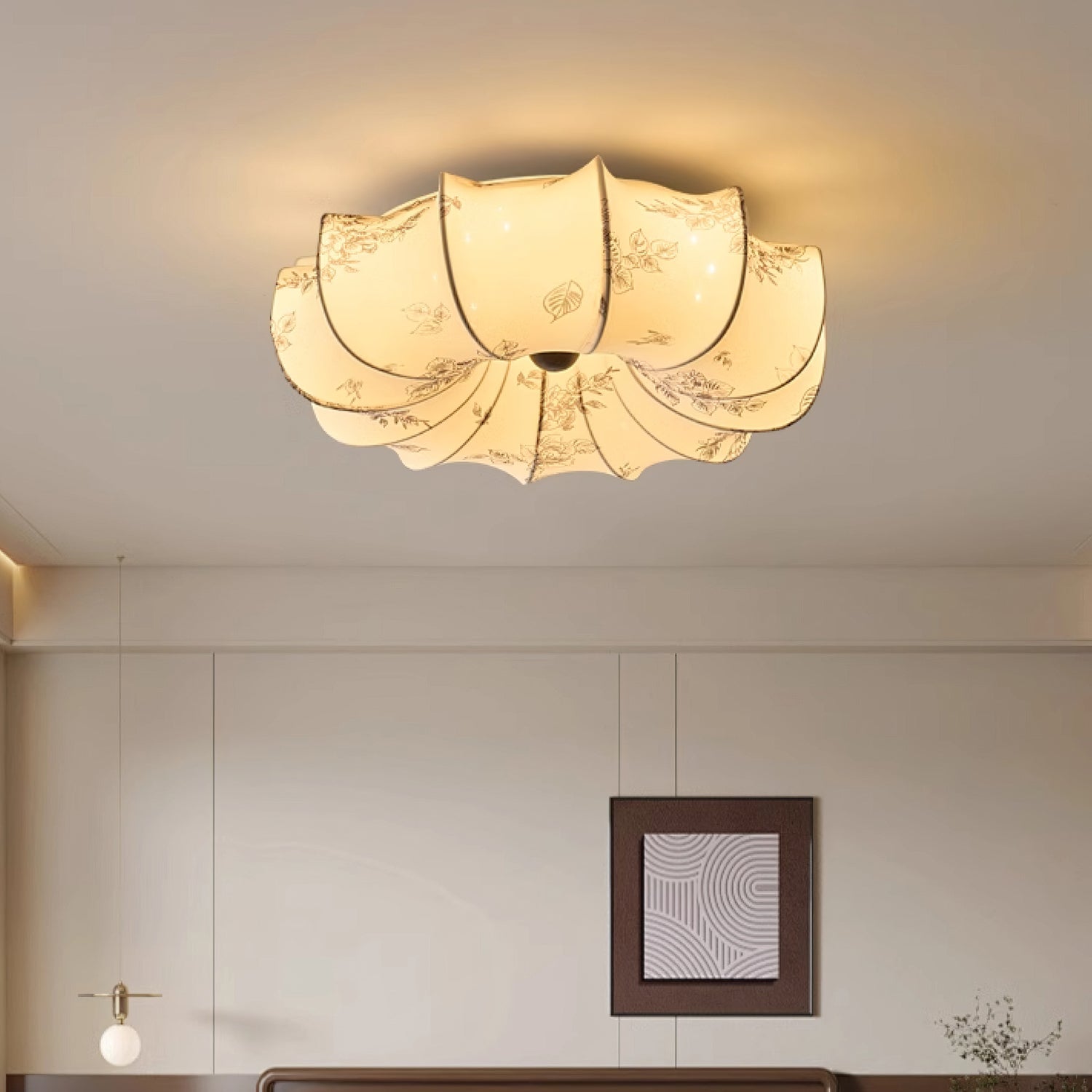 リッタ ファブリック シーリング ランプ