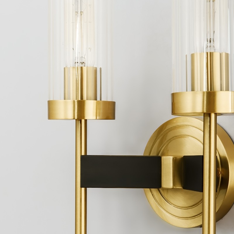 ガラス燭台壁取り付け用燭台