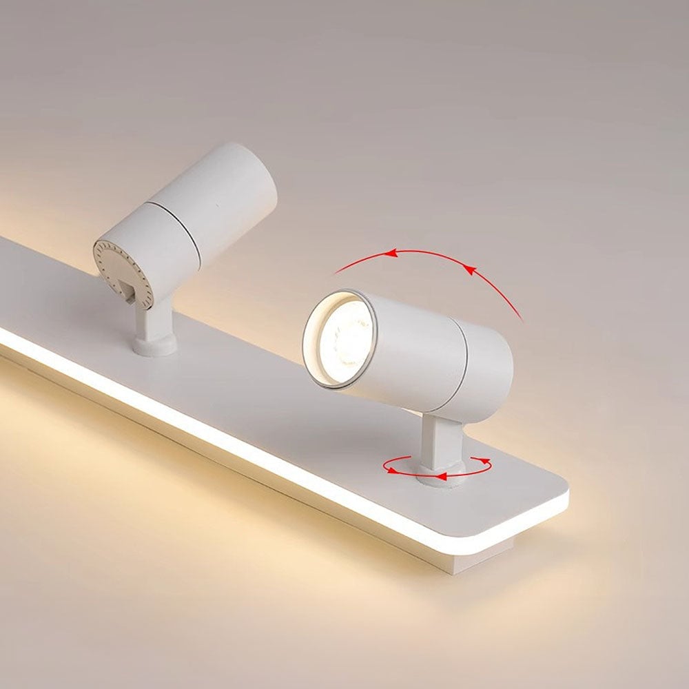 キッチン用のシンプルなトラック天井（白黒）