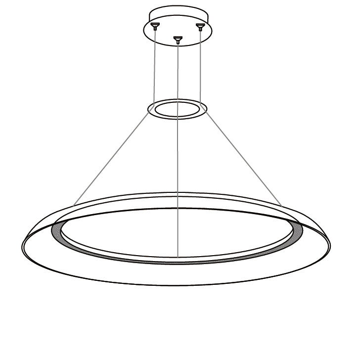 Graduated Circle Chandelier