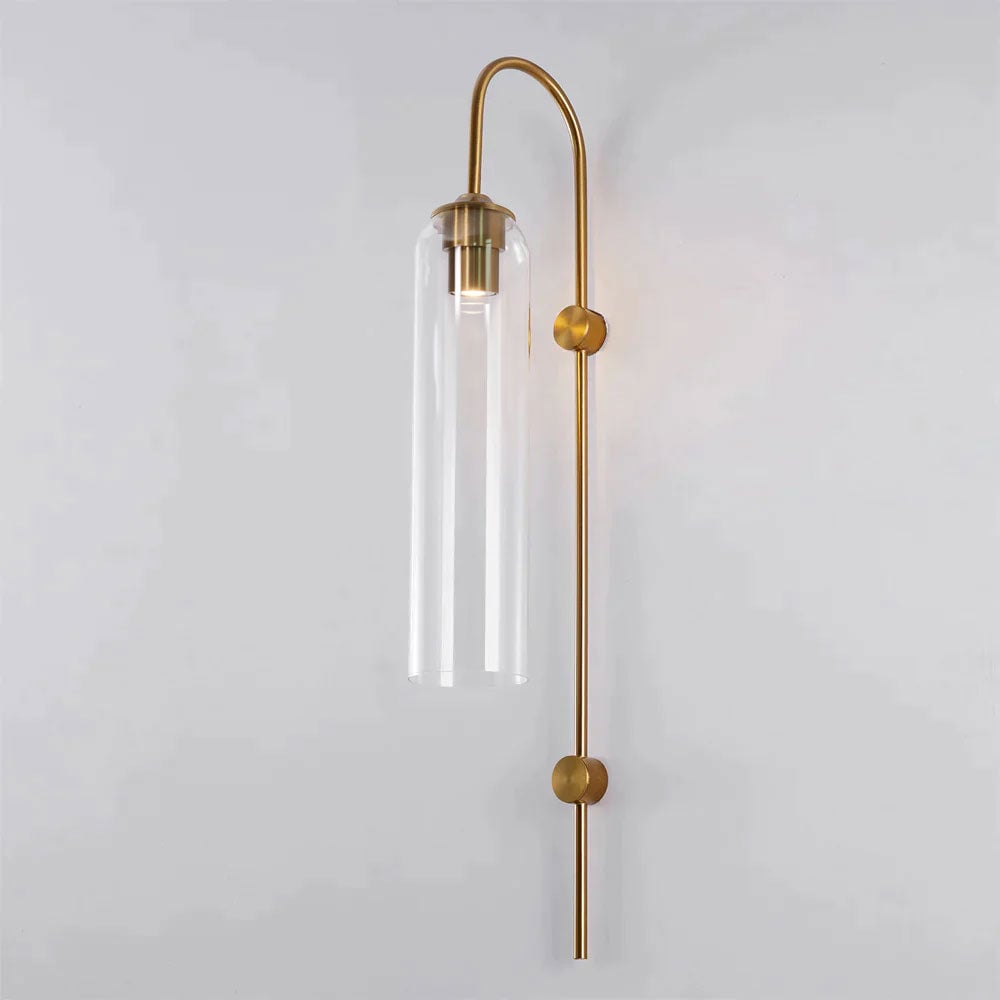 Long Tube Glass Wall Lamp
