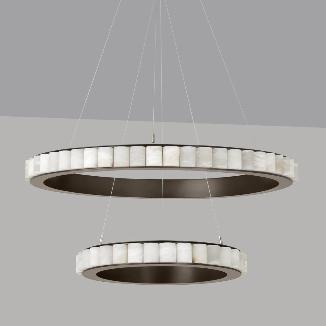 Avalon alabaster Chandelier
