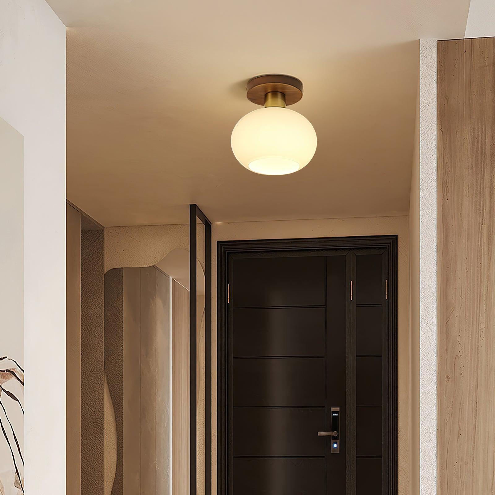 ホワイトシェルシーリングランプ