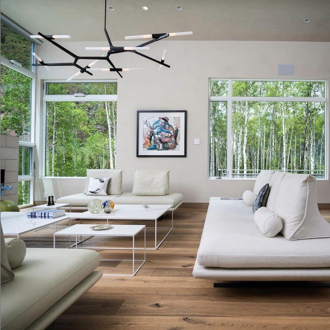 木の枝のシャンデリア