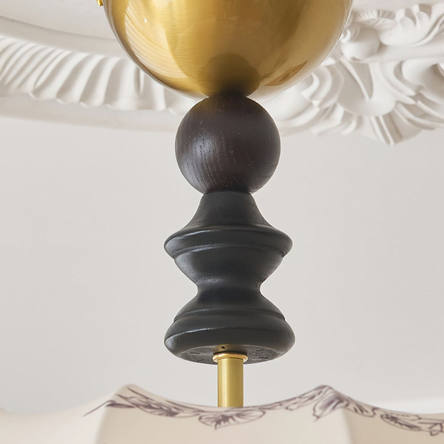 パンプキンブロッサムシーリングランプ