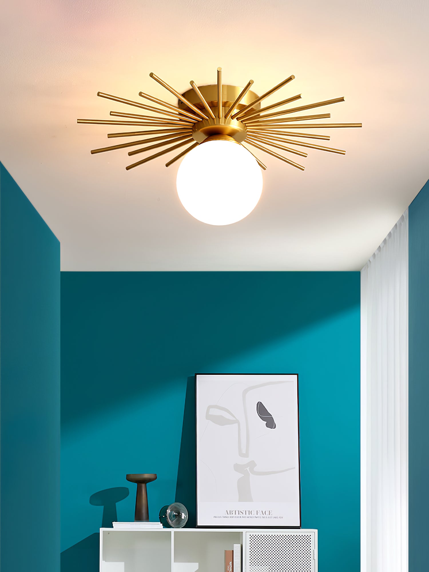 Starburst Ceiling Light