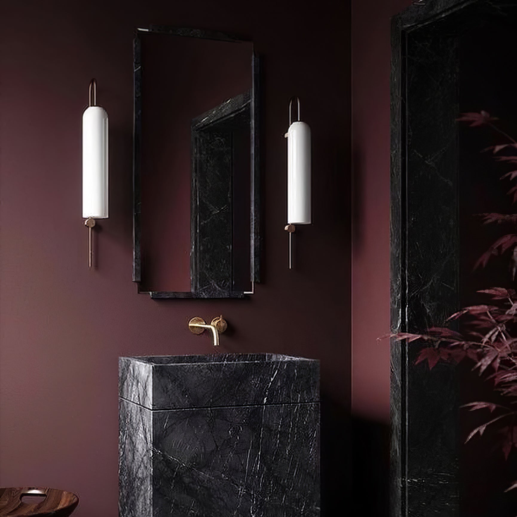 Long Tube Glass Wall Lamp