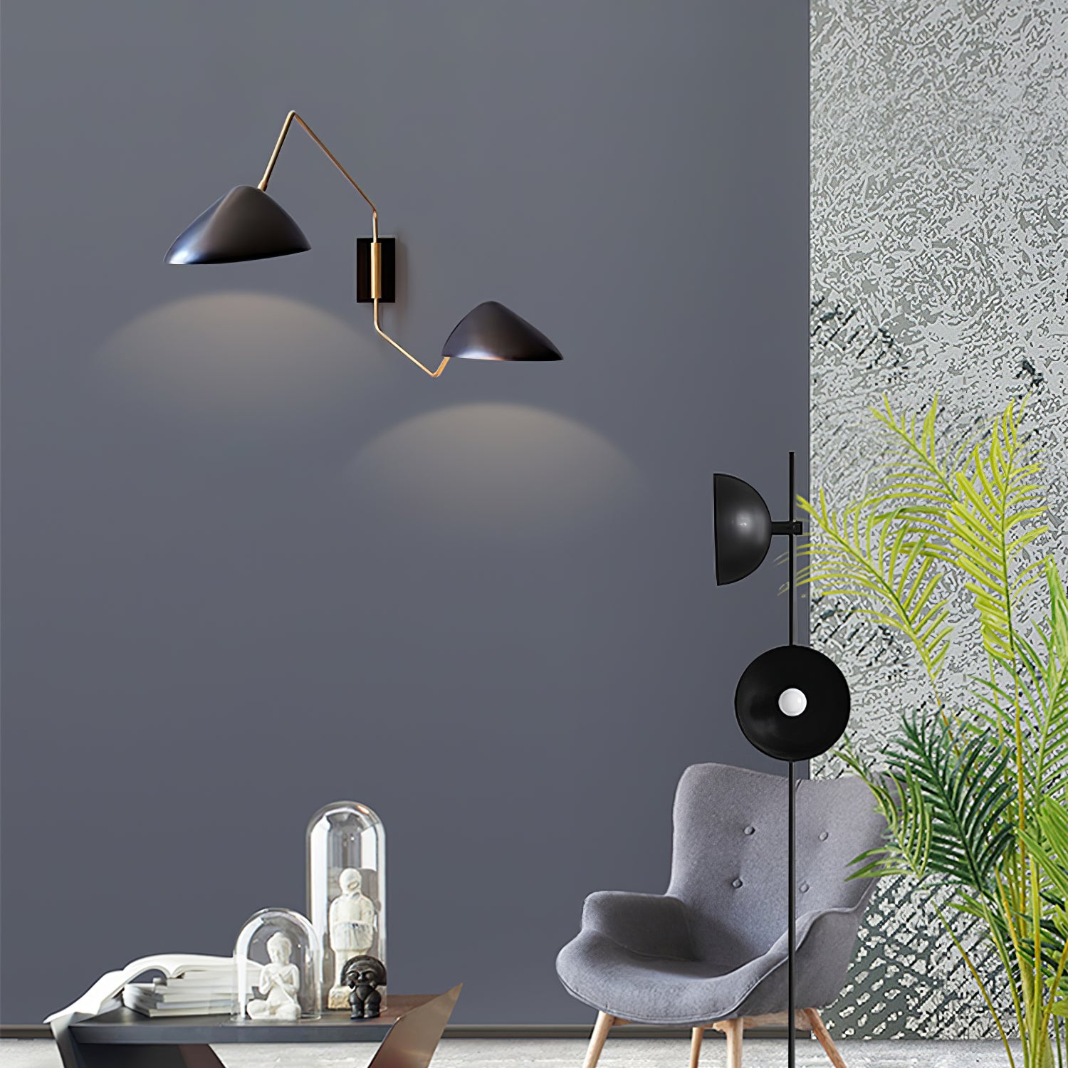 スイングアーム燭台