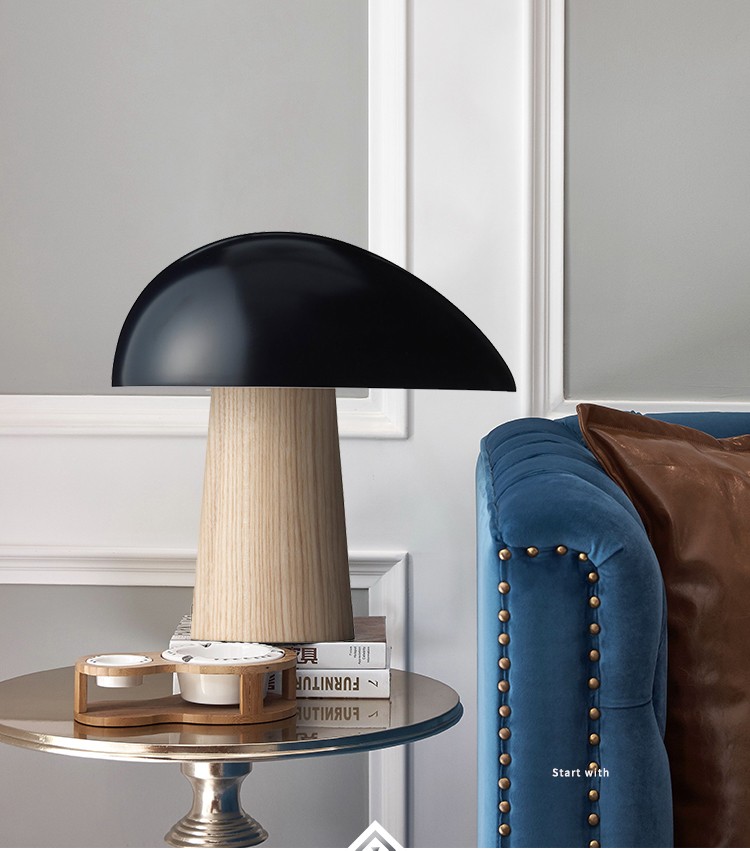 キノコテーブルランプ