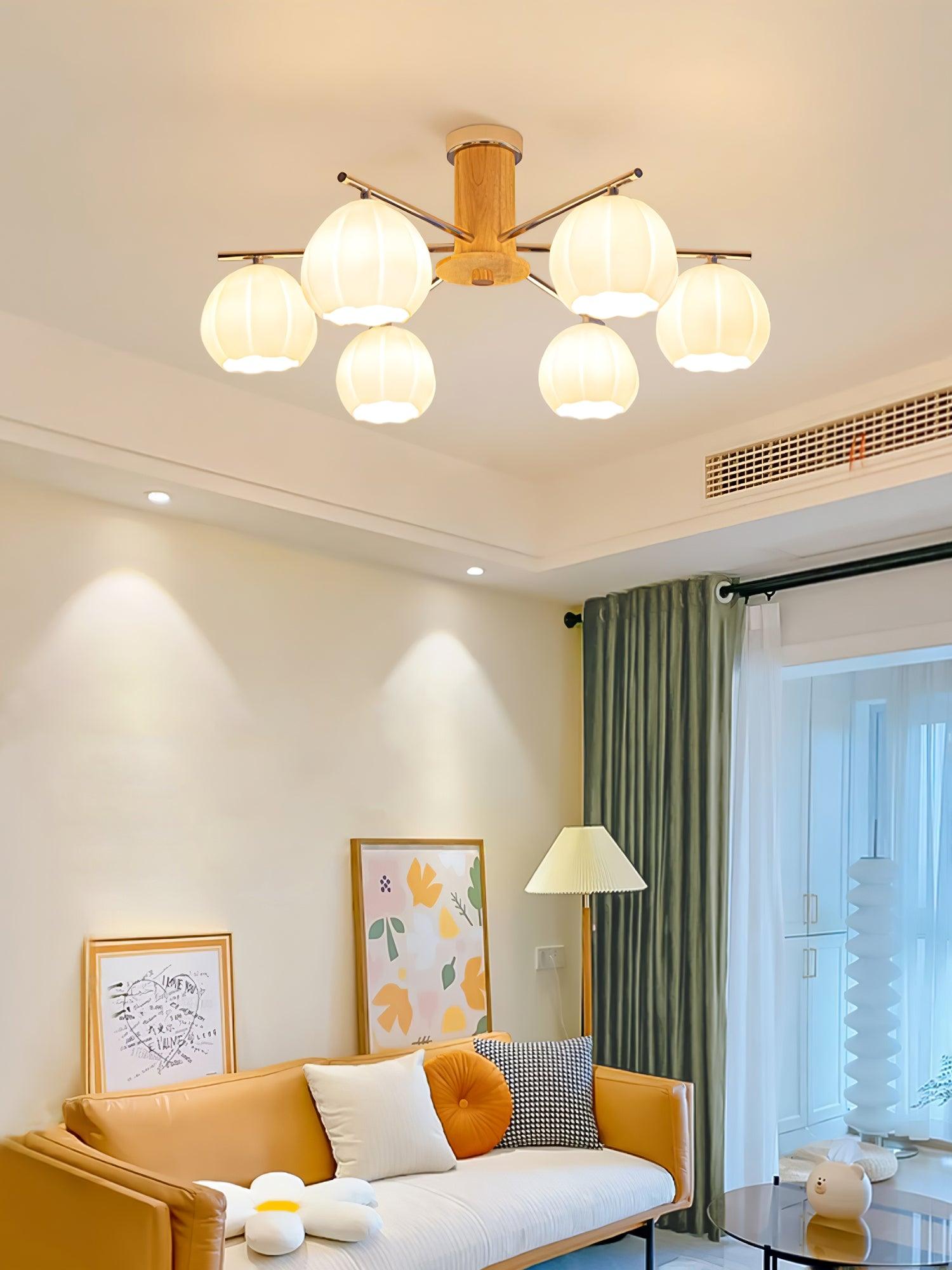 花のつぼみシーリングランプ